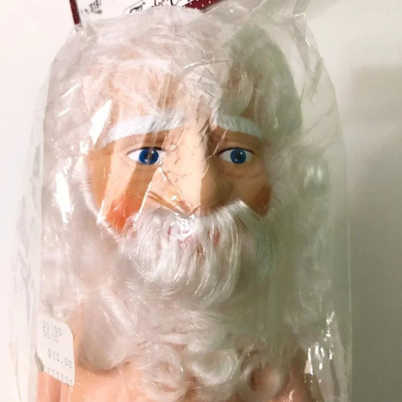 Vintage 1990 Fibre Craft Santa and Mrs Claus Music Box  Dolls - Picture 12 of 13